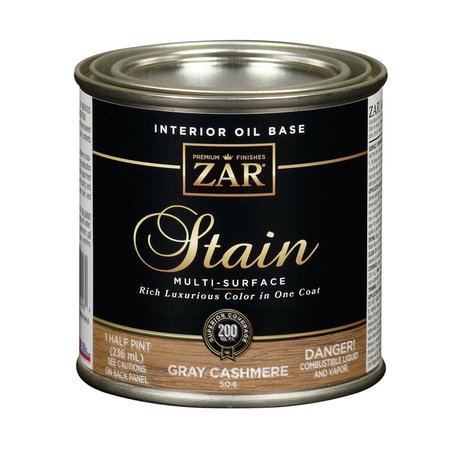 ZAR Semi-Transparent Gray Cashmere Oil-Based Polyurethane Wood Stain 0.5 pt 50406